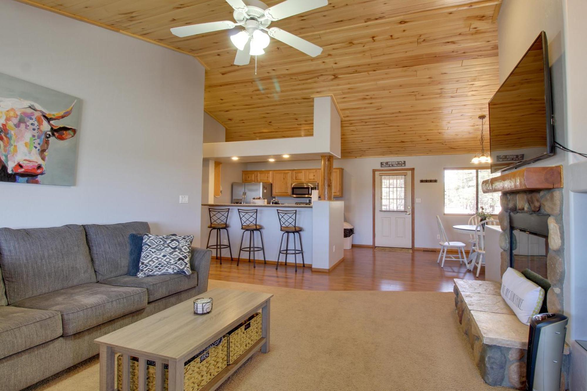 Overgaard Cabin Near Sitgreaves National Forest! Dış mekan fotoğraf